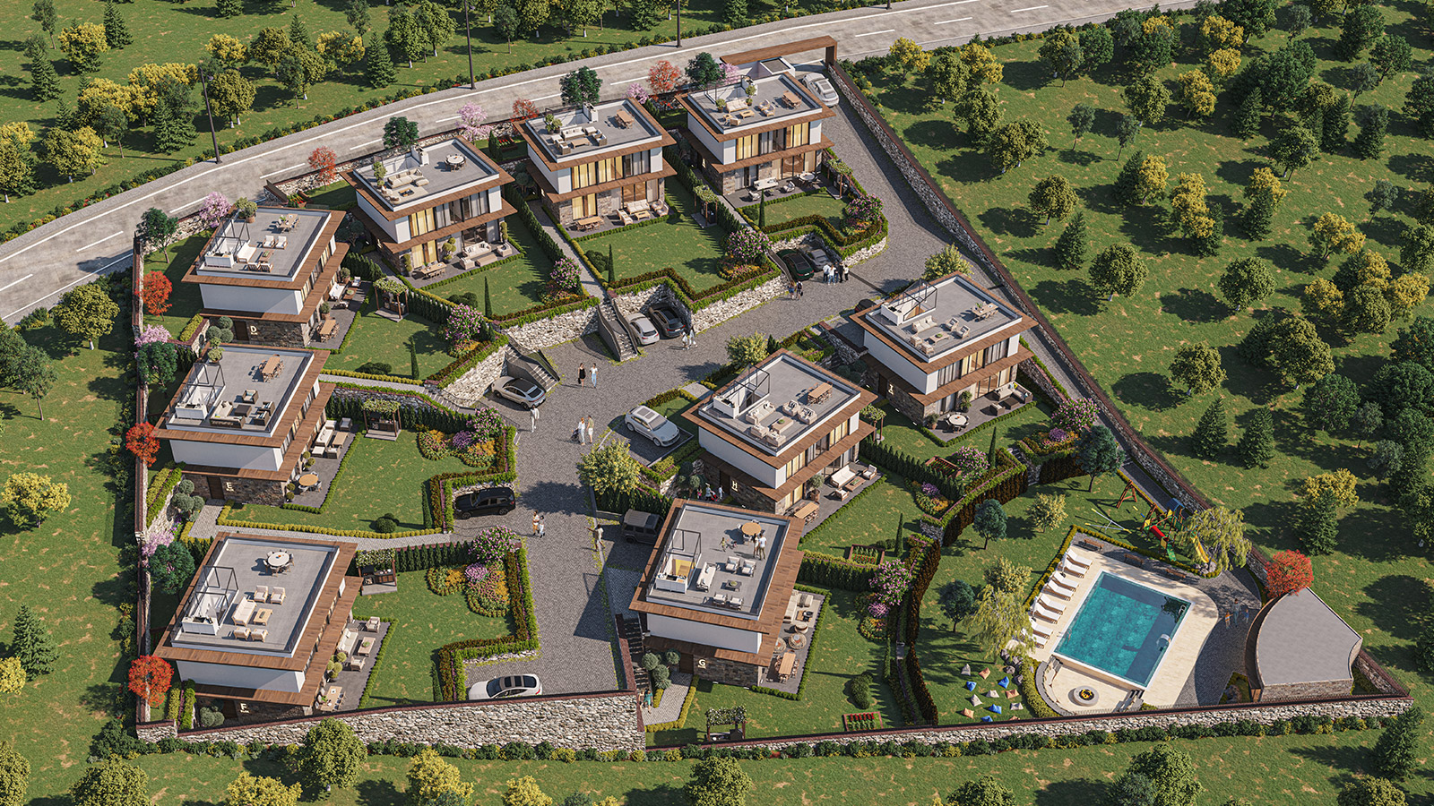 BALLICA GM AŞ SAKLI BAHÇE VİLLALARI